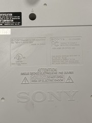 Sony ICF-CD543RM Kitchen Clock Radio Under Cabinet FM/AM Tuner CD Player Tested