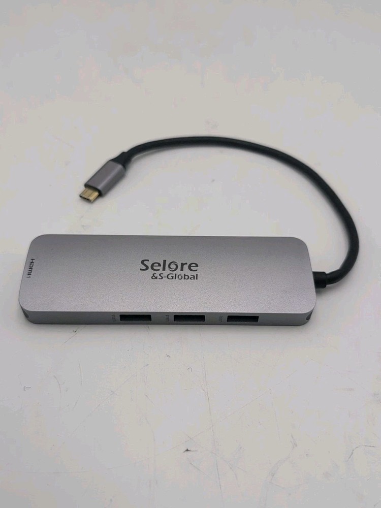 Selore & S-Global USB C Hub to HDMI (2) + USB 3.0 (3) + SD + Micro SD + USB C