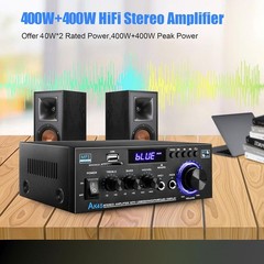 Stereo Receiver & Amplifier Home Audio Amp, AK45 Bluetooth Receiver for Home HIG