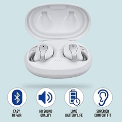ShellPods with Wireless Charging Case – Ergonomically Designed Wireless Earbuds