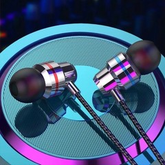 Headphones 3.5mm Wired HiFi Stereo Earbuds With Mic Super Bass