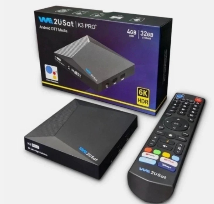 We2uSat K3 Pro+ Android TV Box | Authorized Distributor MAKE OFFER🔥