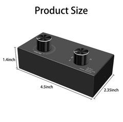 6-Way Audio Switcher, 3.5mm (1/8″) Stereo Switcher 6In 1Out