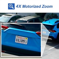 8MP 2160p UltraHD 4K IP 4X Motorized Optical Zoom Bullet IP PoE Security Camera