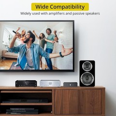 Plug and Play 2-Way Speaker Switcher Box – Connect Multiple Audio Sources Easily