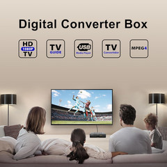 ATSC Digital Converter Box with TV Tuner, TV Recording, USB Multimedia Function,
