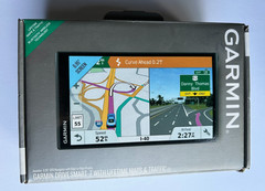 MINT Garmin DriveSmart 7 LMT EX 7″ GPS HIGH RES LIFETIME MAPS WIFI BLUETOOTH BOX