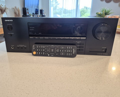 Onkyo TX-SR393 5.2-Ch A/V Receiver Bluetooth Dolby Atmos DTS:X AM/FM Black