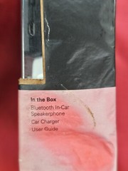 Motorola T-225 Universal Wireless Bluetooth In-Car Speakerphone distressed pack