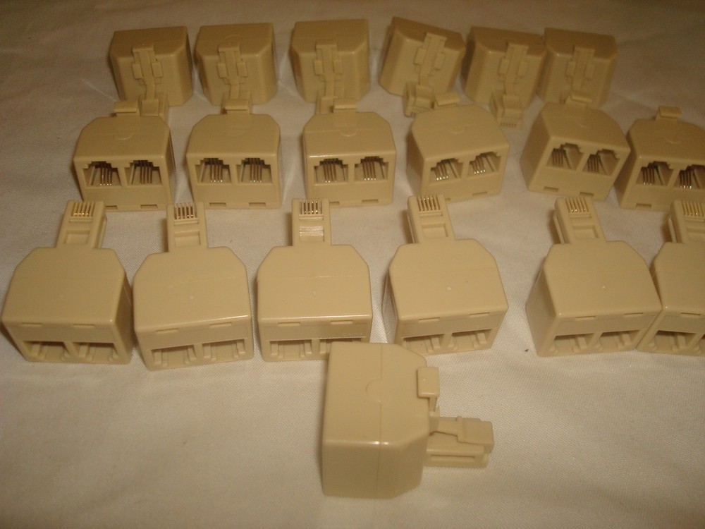 25 TELEPHONE SPLITTER 4 CONDUCTOR YES 25 ONE MONEY