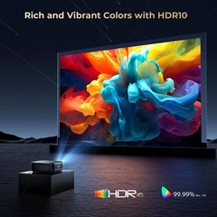 4K Projector NetfIix DoIby 80000LMS 1080P 5G WiFi Bluetooth Video Home Theater