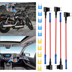15Pcs Car Add-a-circuit Fuse TAP Adapter Set Car Mini ATM APM Blade15 20 AMP 12V