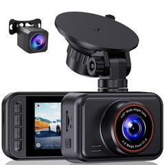 2.5K Dual Dash Cam Front & Rear, 2560P Mini Car Camera, Night Vision, G-Sensor,