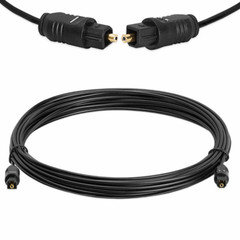 25FT TOSLINK Fiber Optic Optical Digital Audio Cable SPDIF Sound Bar Cord Gold
