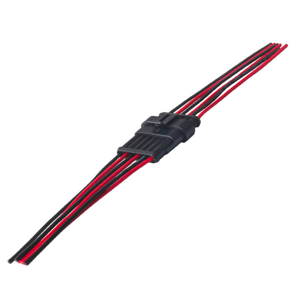 1 Set 6-Pin 6-Way Car Waterproof Male Female Electrical Wire Connector Plug