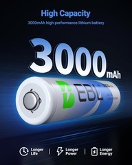 3000mAh AA AAA Lithium 1.5V Ultimate Non-Rechargeable Lithium batteries Box Lot