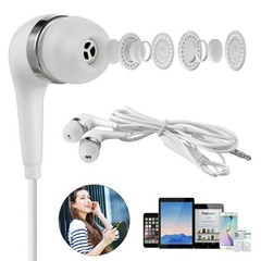 10 Pack Super Bass Headset 3.5mm In-Ear Earphone Stereo Earbuds Headphone Wired