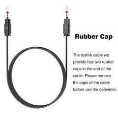 192KHz Digital to Analog Audio Converter DAC Optical L/R RCA 3.5mm Jack Adapter
