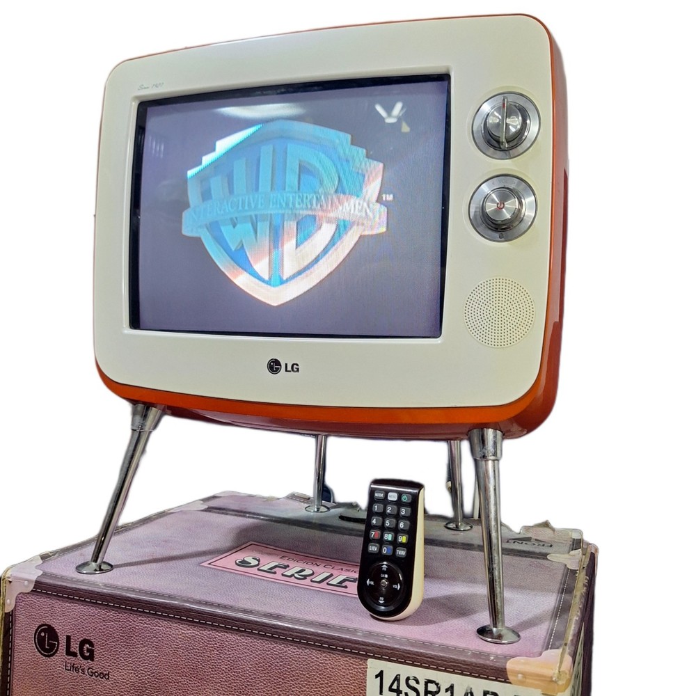 Retro TV LG 14 CRT EDITON TV + REMOTE CONTROL – VERY RARE! BOXED