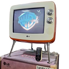 Retro TV LG 14 CRT EDITON TV + REMOTE CONTROL – VERY RARE! BOXED