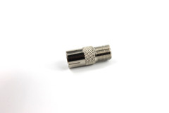 2 Pcs F -Type Female Jack to TV PAL Female Jack Coaxial RF Connector Adapter