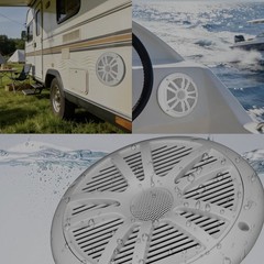 Max 800W 6.5 Inch Marine Speakers – 2 Way Waterproof UV Weather Resistant