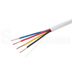16AWG Speaker Wire 100FT 16/4 Gauge CL2 Rated In-Wall Bulk Audio Cable White