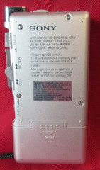 Sony M-650V Microcassette-Corder Handheld Voice Recorder Tapes Works Need Repair