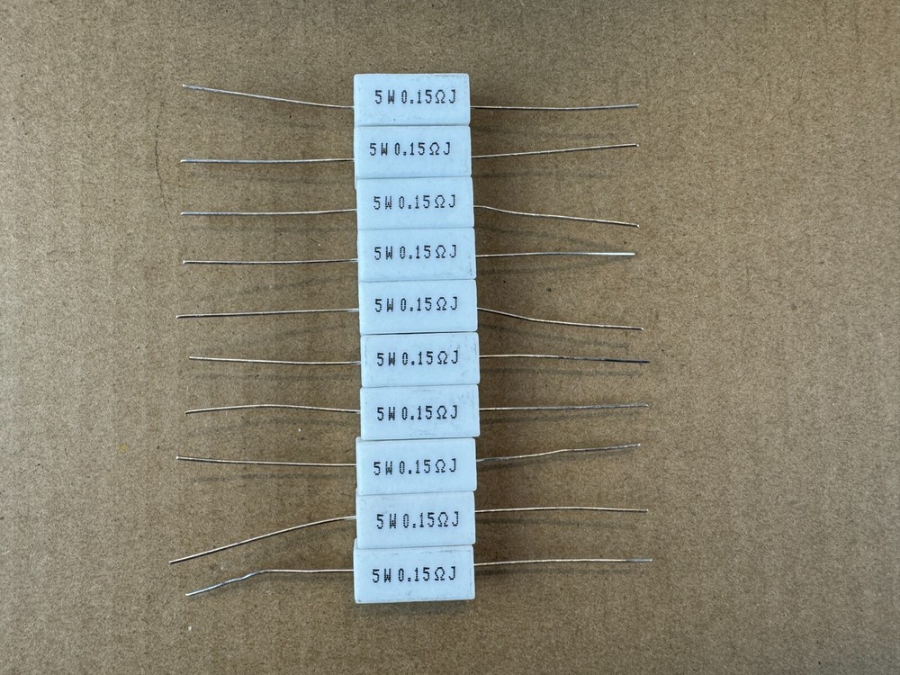 10 New 0.15 ohm 5W 5-Watt Supertech Resistors for Marantz 240 250 M .15 Emitter