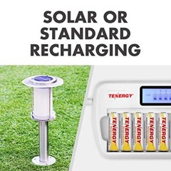12PCS Tenergy AA 1000mAh NiCd Rechargeable Batteries Cells AA for Solar Light
