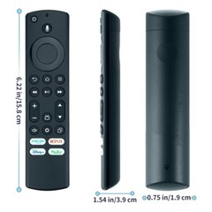 2Pcs NS-RCFNA-21 Voice Remote Control For Insignia Toshiba Fire TV NS sereis