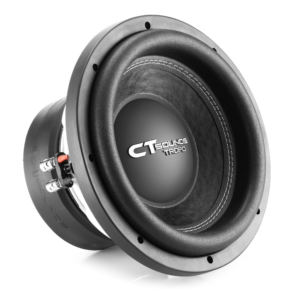 CT Sounds TROPO-10-D4 1300 Watt Max Power 10 Inch Car Subwoofer – Dual 4 Ohm