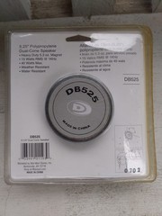 1 Durabrand 5.25” Polypropylene Dual-Cone Speaker DB525 – 15-40 Watt Max