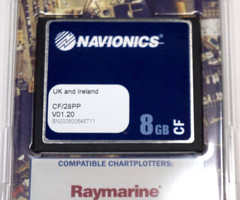 Navionics CF/28PP UK and Ireland Platinum+ Compact Flash CF Card 8GB
