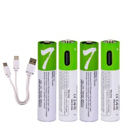 Lot USB AA AAA 9V C D Lithium ion Rechargeable Battery 1.5V Fast Charge Type C