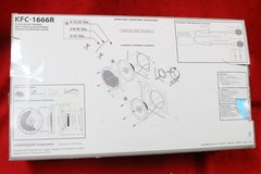 Kenwood KFC-1666R 6.5 inch 300W Max 2-Way Speakers, NEW, #N1