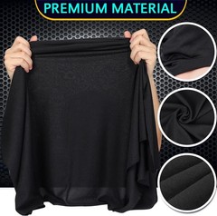 67×20 Inches Black Mesh Speaker Grill Cloth – Durable & Acoustically Transparent