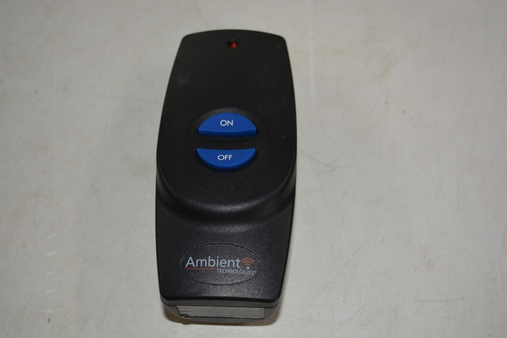 Ambient Technologies RCB Remote Control Black Handheld On Off Wireless 2-Button