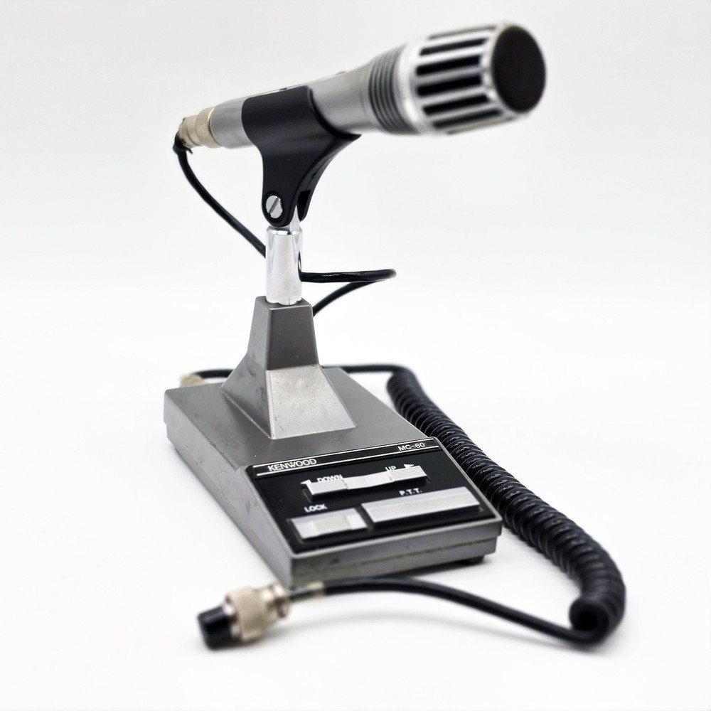 Kenwood MC-60 Desk Microphone, New Battery Holder