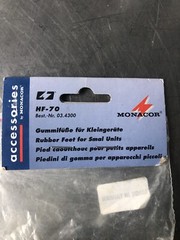 Monacor HF-70 Rubber Foot 034300 20PACK NEW!! FREE SHIPPING!!