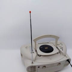 Sony CFD-21 AM/FM Radio Mega Bass CD Player Boombox Tested CD Yes, Tape No