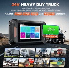 Commercial Truck Scan Tool DPF Regen Heavy Duty Truck Scanner OBD2 Code Reader