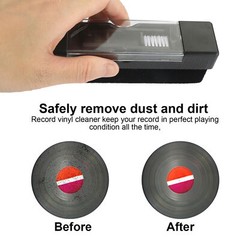 3in1 Vinyl Record Cleaning Brush Set Stylus Velvet Anti-static Cleaner Tool Lot