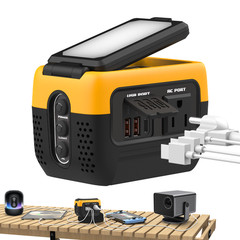240W Pure Sine Wave Power Inverter For Dewalt 20V Battery,110-120V AC Station