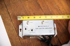 Vintage Archer VCR-TV-FM Radio Variable Amplifier 15-1113A Coax UHF VHF