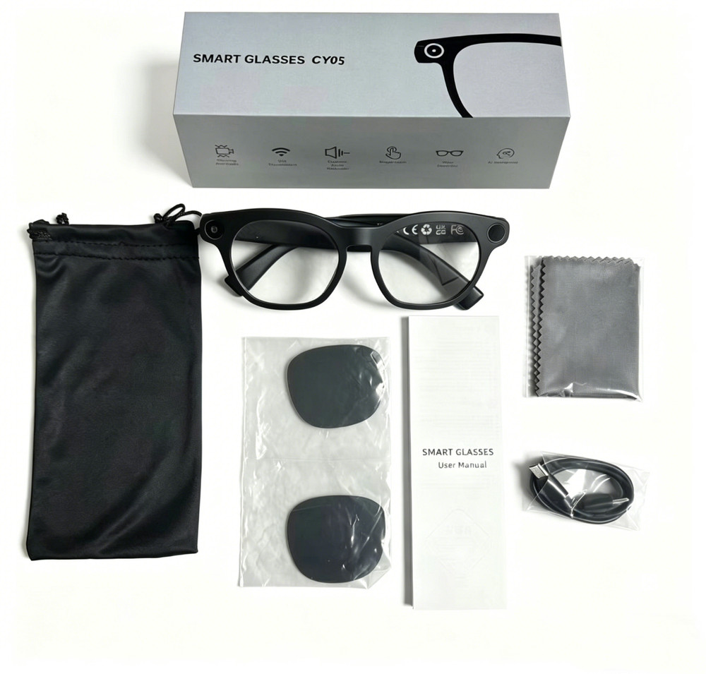 AI Smart Glasses 800W Camera Live Video Recorder Real-Time Translation f android
