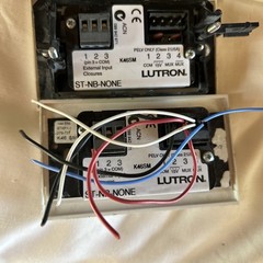Lot of 4 – LUTRON Homeworks 6 Button with R/L ST-NB-NONE