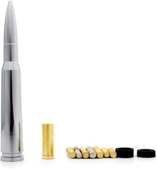 Truck Car Bullet Antenna with Valve Stem Caps Mast for Heavy Pickup Jeep Truck