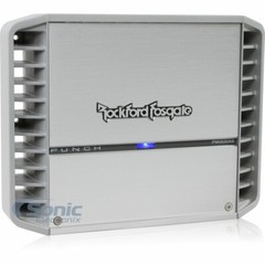 Rockford Fosgate PM300X2 300W 2-Channel Marine Amplifier w/ 4 Gauge Amp Kit NVX
