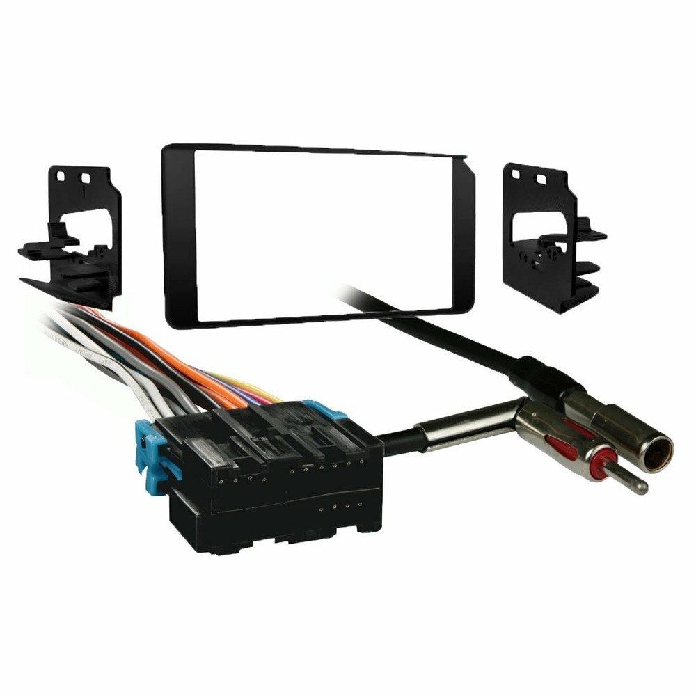 Double DIN Car Stereo Install Kit & Harness for 1995-2002 C/K Silverado/Sierra